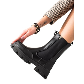 Seastar Botki Workery Fashion czarne