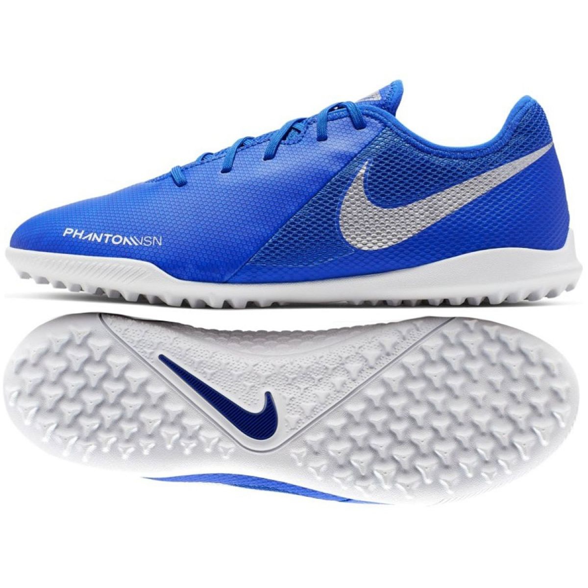 Buty piłkarskie Nike Phantom Vsn Academy Tf M AO3223-410 niebieskie