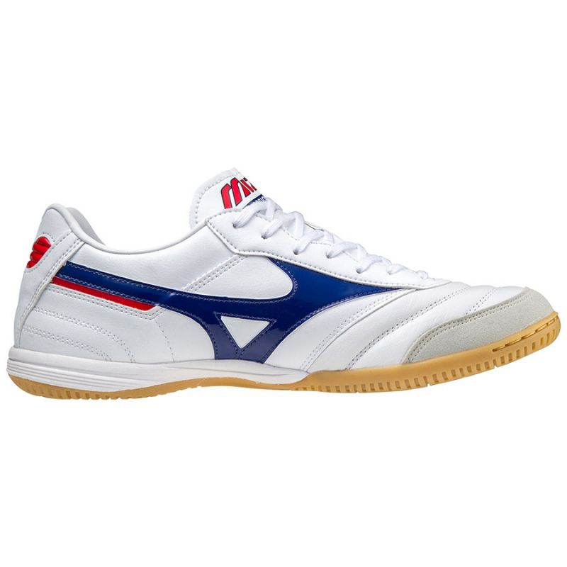 Buty piłkarskie Mizuno Morelia M Q1GA210125 biały, royal białe