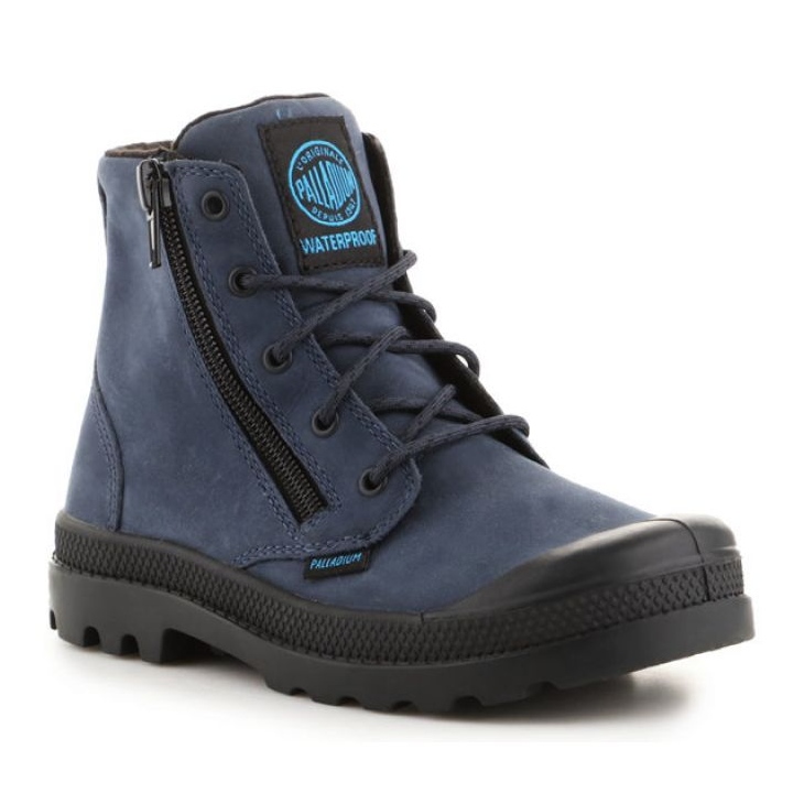 Buty Palladium Pampa Hi Lea Gusset Jr 52744-432 niebieskie