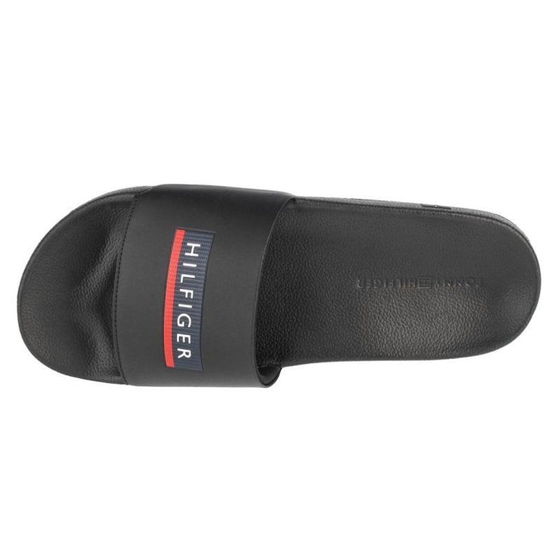 Klapki Tommy Hilfiger Seasonal Embossed Pool Slide M FM0FM03792-BDS czarne