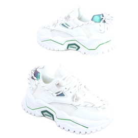 Buty sportowe Berta White białe zielone