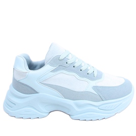 Buty sportowe pastelowe Dalla Blue niebieskie
