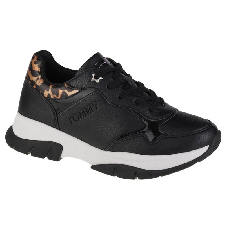 Buty Tommy Hilfiger Low Cut Lace-Up Sneaker W T3A4-31173-1242999 czarne