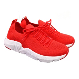 Buty sportowe Big Star W DD274580 czerwone białe