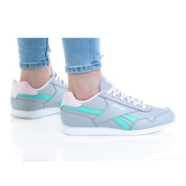Buty Reeboke Royal Cl Jog 3.0 Jr GW5253 brązowe niebieskie