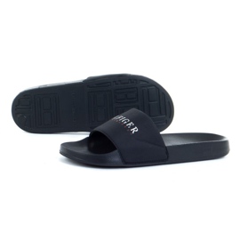 Klapki Tommy Hilfiger Season Pool M FMOFMO3886 Bds czarne