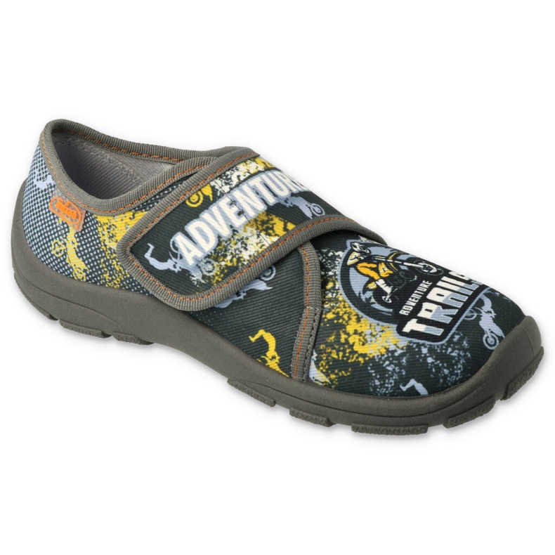 Befado  obuwie dziecięce 974Y436 khaki wielokolorowe