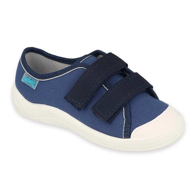 Befado obuwie dziecięce 672X076 niebieskie