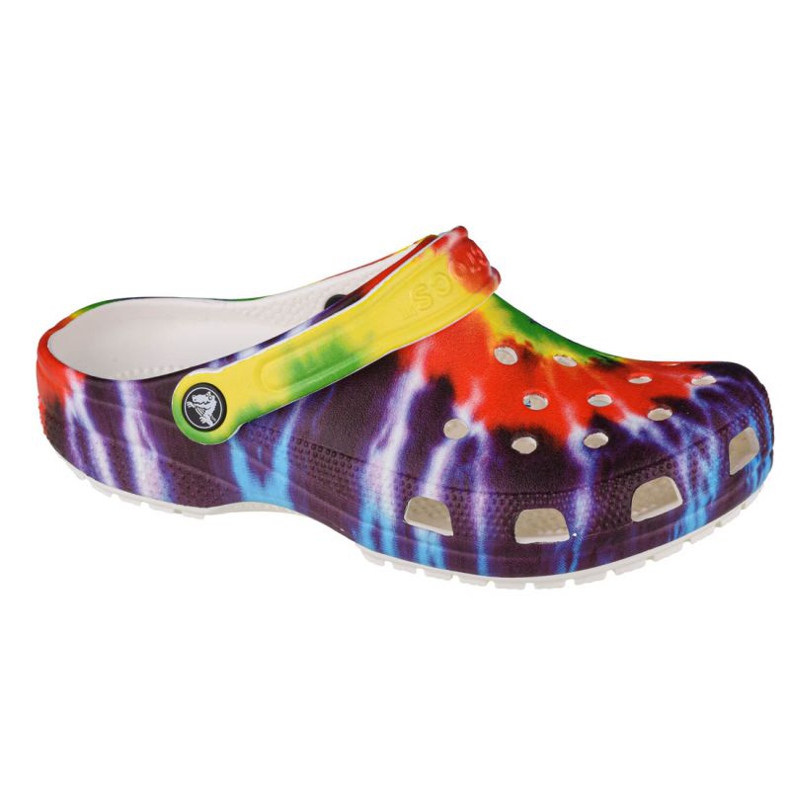 Klapki Crocs Classic Tie-Dye Graphic Clog W 205453-90H czerwone