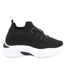 Buty sportowe skarpetkowe Vesco Black czarne