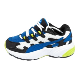 Buty Puma Cell Alien Jr 370603 01 czarne niebieskie zielone