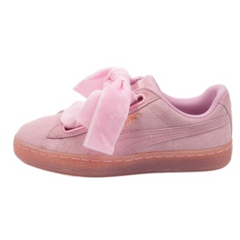 Buty Puma Basket Heart Patent W 363229 02 różowe