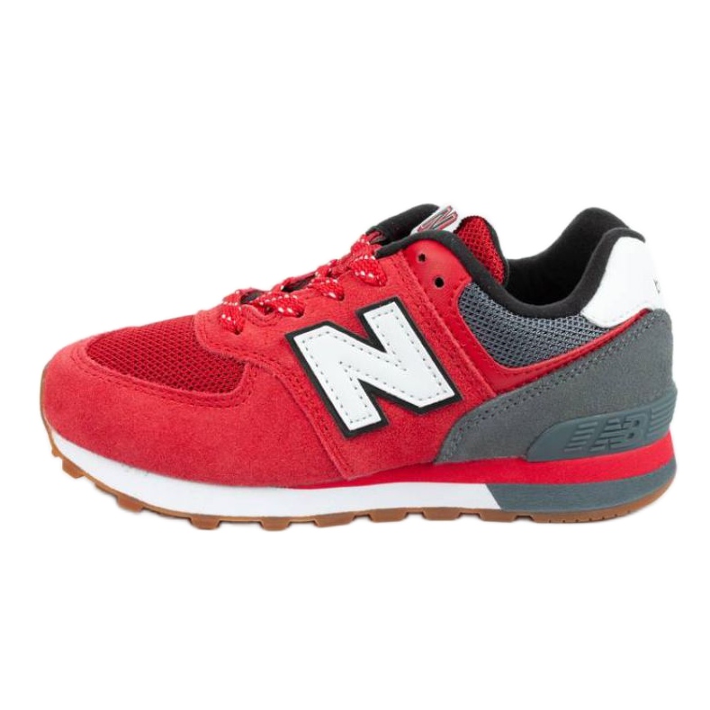 Buty New Balance Jr PC574ATG czarne czerwone szare