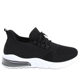 Buty sportowe skarpetkowe Kessi Black czarne