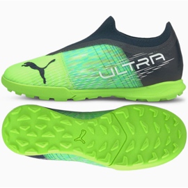 Buty piłkarskie Puma Ultra 3.3 Tt Jr 106531 03 szary, zielony zielone