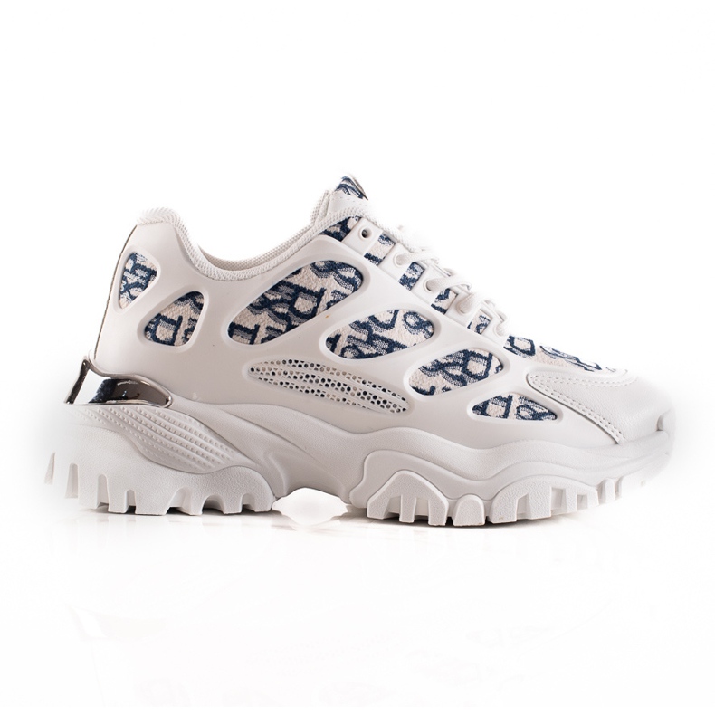 TRENDI Białe Sneakersy Na Platformie