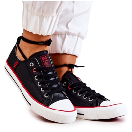 Skórzane Trampki Big Star JJ274129 Czarne