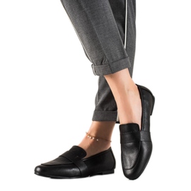 La.Fi Klasyczne Czarne Półbuty