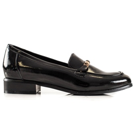 W. Potocki Klasyczne Czarne Półbuty Potocki