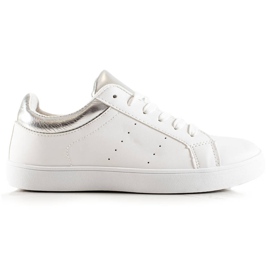 TRENDI Białe Buty Sportowe Z Eko Skóry