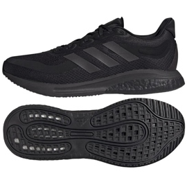 Buty do biegania adidas SuperNova M H04467 czarne