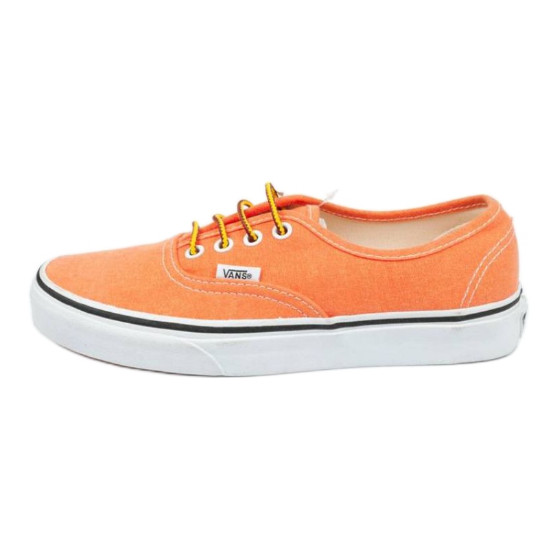Buty Vans Authentic 0VOEC9D białe pomarańczowe