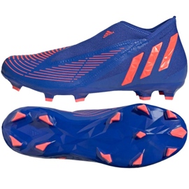 Buty piłkarskie adidas Predator Edge.3 Ll Fg M GW2278 niebieskie niebieskie
