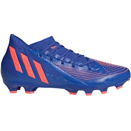 Buty piłkarskie adidas Predator Edge.3 Mg M GW9989 niebieskie niebieskie
