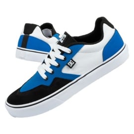 Buty DC Shoes Rowlan M 300500-XWBK białe czarne niebieskie