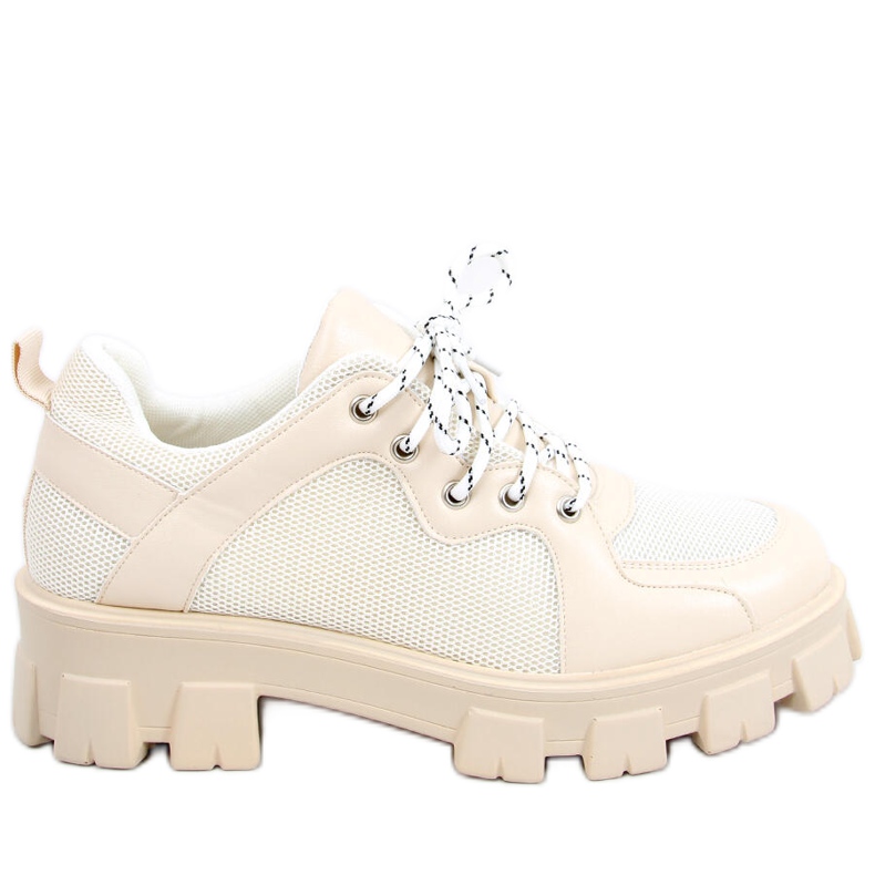 Mokasyny na wysokiej podeszwie Asger Beige beżowy