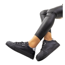 Czarne trampki damskie Big Star EE274314