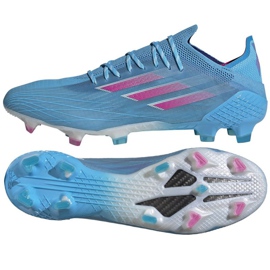 Buty piłkarskie adidas X Speedflow.1 Fg M GW7457 wielokolorowe niebieskie