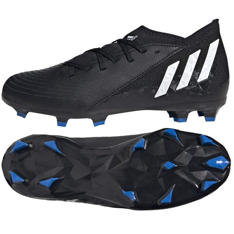 Buty piłkarskie adidas Predator Edge.3 Fg Jr GW2360 czarne czarne