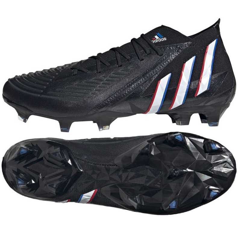 Buty piłkarskie adidas Predator Edge.1 Fg M H02935 wielokolorowe czarne