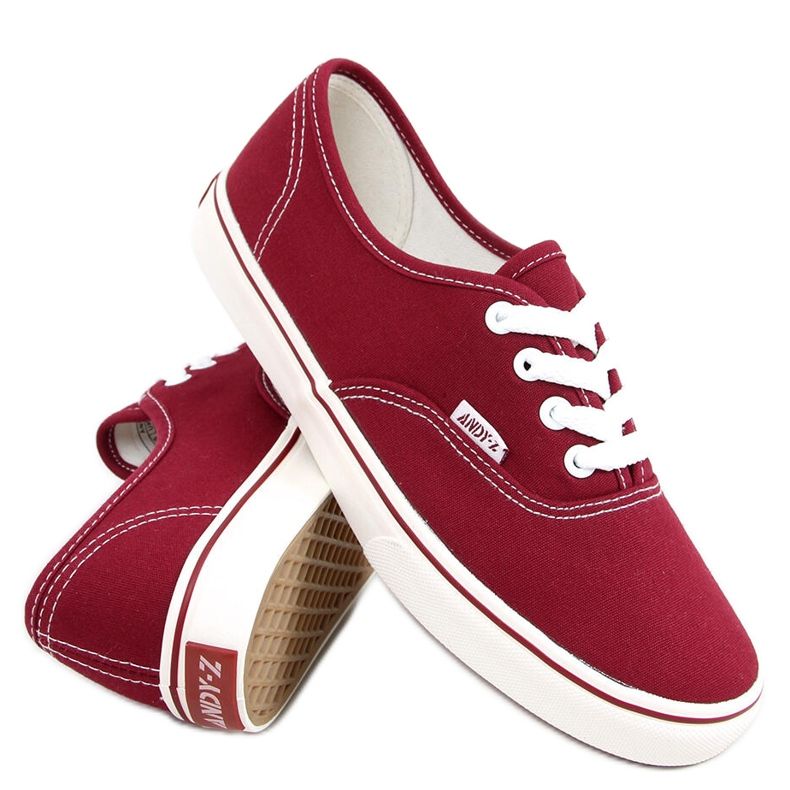 Trampki damskie Aura Wine czerwone