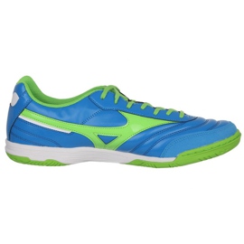 Buty piłkarskie Mizuno Morelia Sala Classic M Q1GA210230 biały, niebieski, zielony niebieskie