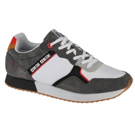 Buty Big Star Shoes M JJ174147 białe szare