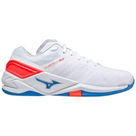 Buty halowe Mizuno Wave Stealth Neo M X1GB200025 białe białe