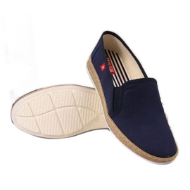 Espadryle slip on Big Star W FF276036 granatowe