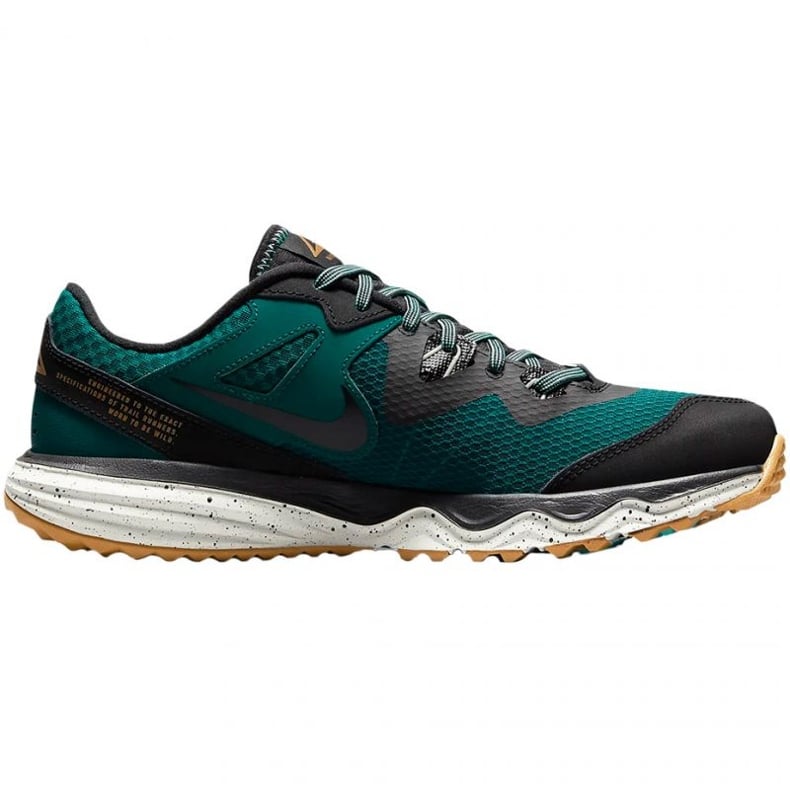 Buty do biegania Nike Juniper Trail M CW3808 302 czarne zielone