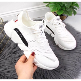 Buty sportowe tekstylne Big Star W JJ274271 białe