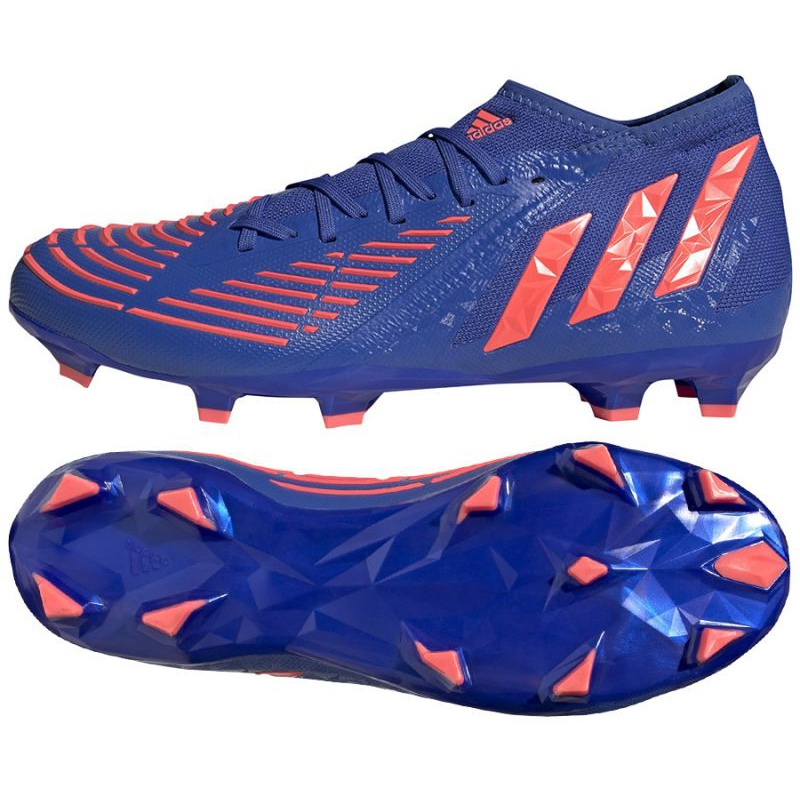 Buty piłkarskie adidas Predator Edge.2 Fg M GW2270 niebieskie błękity i granat
