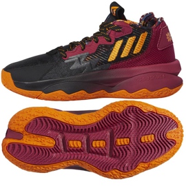 Buty do koszykówki adidas Dame 8 Jr GW3862 wielokolorowe czarne