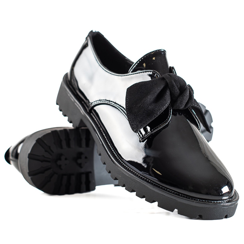 Goodin Klasyczne Półbuty Z Kokardą czarne