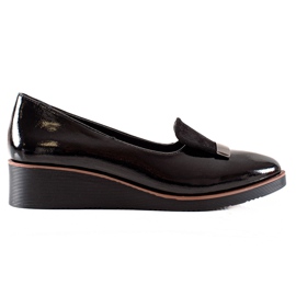 W. Potocki Czarne półbuty Potocki