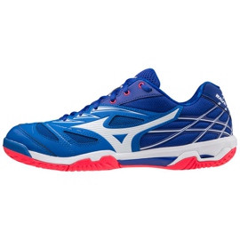 Buty halowe Mizuno Wave Fang Nx M 71GA205022 białe niebieskie