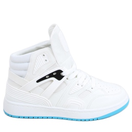 Buty sportowe za kostkę Pall White białe