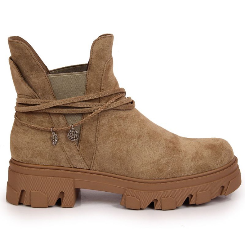 Sztyblety Filippo W PAW317 beżowe beżowy