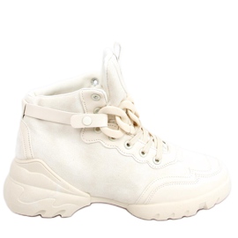 Buty sportowe z odpinanym łańcuchem Peri Beige beżowy